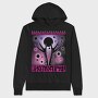 Cosmic Alien Hands With Planet Beings 08, Hanorac Oversize Barbati (Unisex)