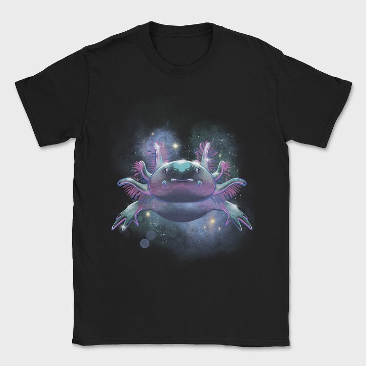 Cosmic Axolotl, Tricou Barbati (Unisex)