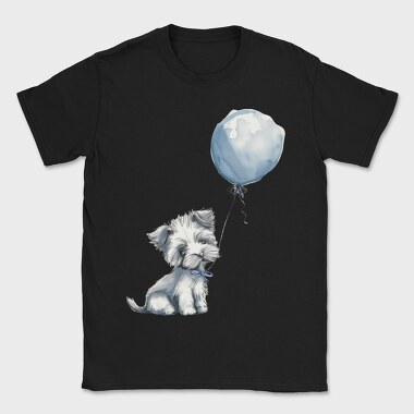 Puppy Balloon Friend, Tricou Barbati (Unisex)
