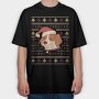 Cute Dog Ugly Sweater, Tricou Oversize Barbati (Unisex)