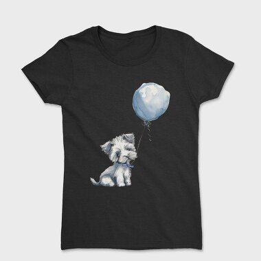 Puppy Balloon Friend, Tricou Femei
