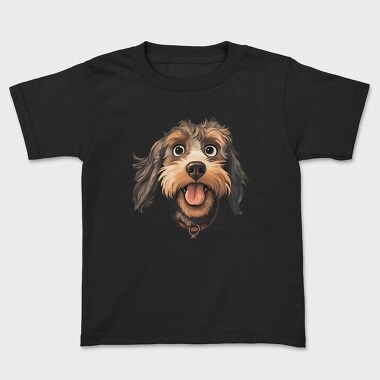 Puppy Smiling Face, Tricou Copii