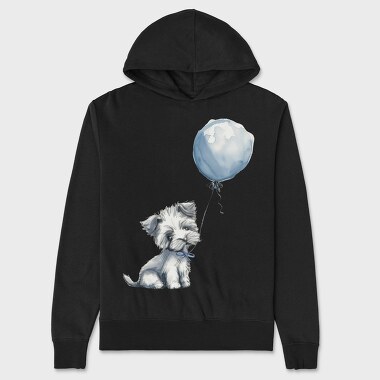 Puppy Balloon Friend, Hanorac Oversize Barbati (Unisex)
