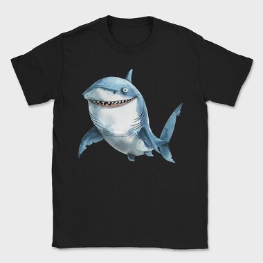 Quirky Shark Smile, Tricou Barbati (Unisex)