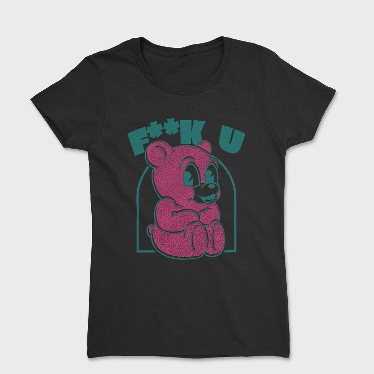 Cute Bad Bear, Tricou Femei
