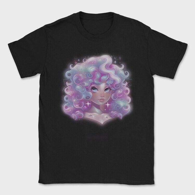 Cosmic Girl Portrait, Tricou Barbati (Unisex)