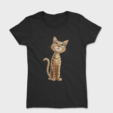 Quirky Cat 95807296, Tricou Femei