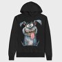 Quirky Dog Sublimation, Hanorac Oversize Barbati (Unisex)