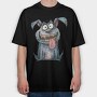 Quirky Dog Sublimation, Tricou Oversize Barbati (Unisex)