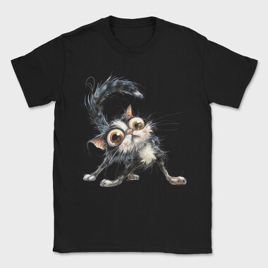Quirky Cat Mischief, Tricou Barbati (Unisex)