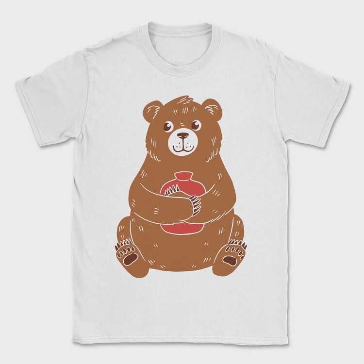 Cute Hot Water Bear, Tricou Barbati (Unisex)