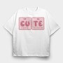 Cute Elements, Tricou Oversize Barbati (Unisex)