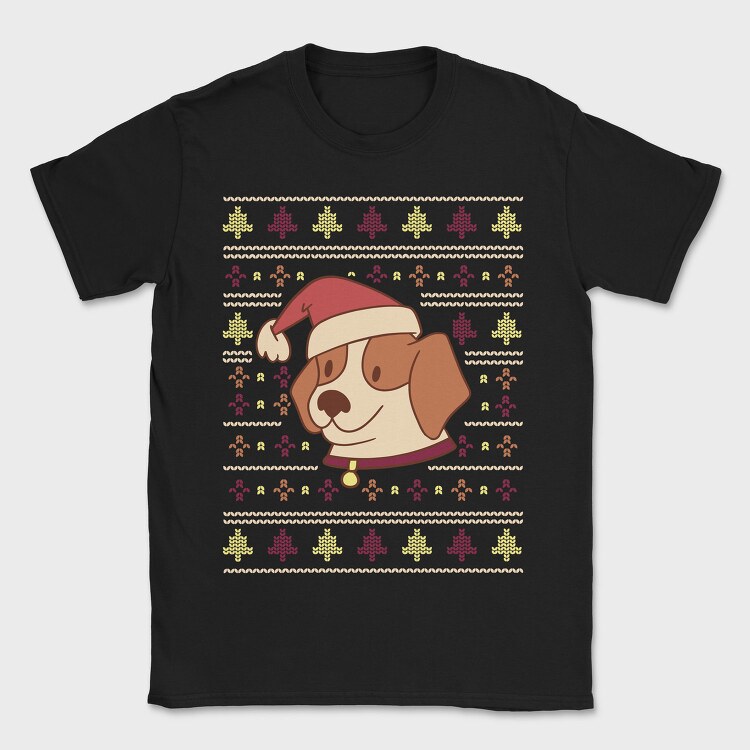 Cute Dog Ugly Sweater, Tricou Barbati (Unisex)