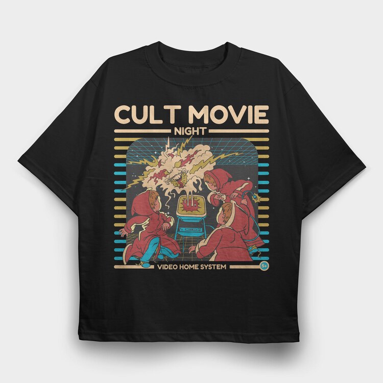 Cult Movie, Tricou Oversize Barbati (Unisex)