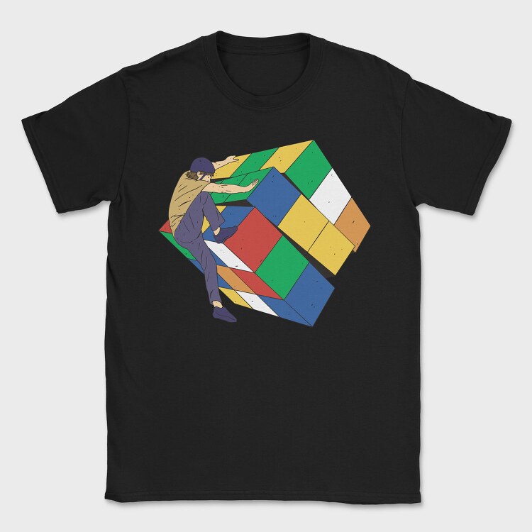 Cube Climber, Tricou Barbati (Unisex)