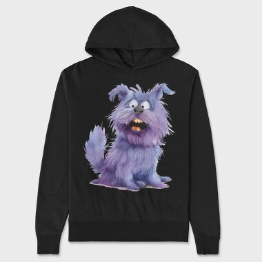 Purple Dog Bark, Hanorac Oversize Barbati (Unisex)