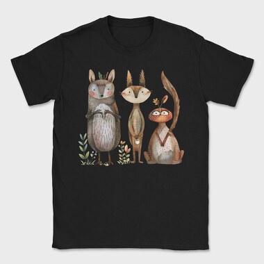 Quirky Whimsical Animals, Tricou Barbati (Unisex)