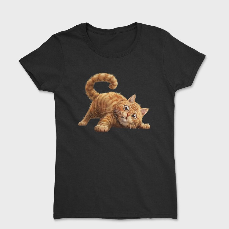 Quirky Feline Sublimation, Tricou Femei