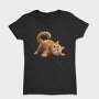 Quirky Feline Sublimation, Tricou Femei