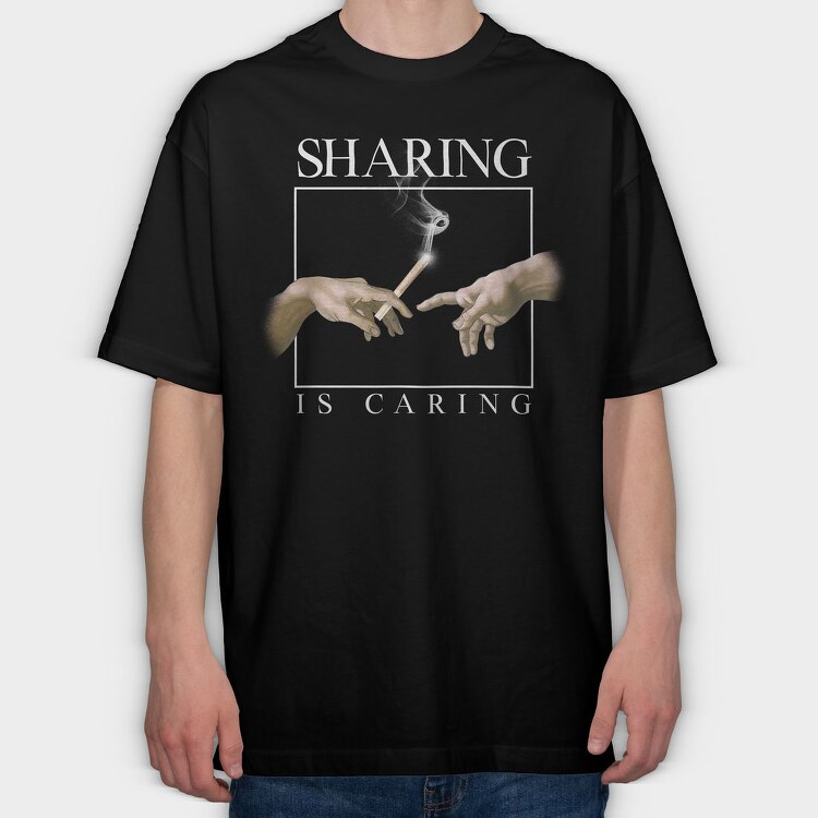 Creation Moment Sharing, Tricou Oversize Barbati (Unisex)