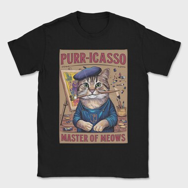Purr Licasso, Tricou Barbati (Unisex)