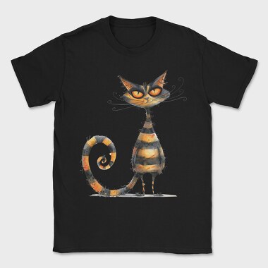 Quirky Cat Tail, Tricou Barbati (Unisex)