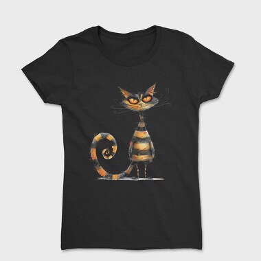 Quirky Cat Tail, Tricou Femei