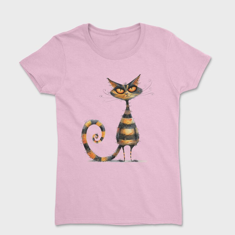 Quirky Cat Tail, Tricou Femei