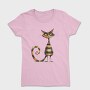 Quirky Cat Tail, Tricou Femei