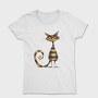 Quirky Cat Tail, Tricou Femei