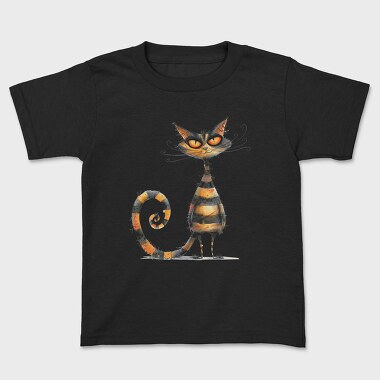 Quirky Cat Tail, Tricou Copii