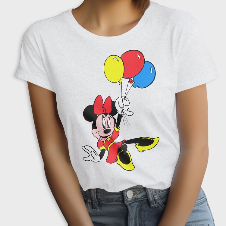 Cartoon Retro Minnie 3, Tricou Femei