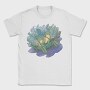 Cottagecore Frogs On Leaf Boat, Tricou Barbati (Unisex)