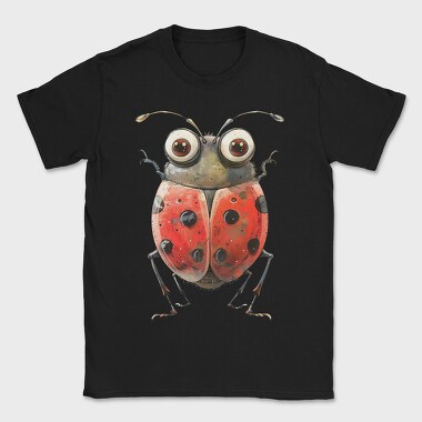 Quirky Ladybug Eyes, Tricou Barbati (Unisex)