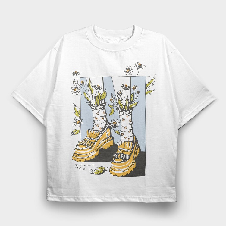 Cottagecore Lifestyle Clothes Collection, Tricou Oversize Barbati (Unisex)