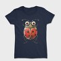 Quirky Ladybug Eyes, Tricou Femei