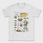 Cottagecore Lifestyle Elements Collection, Tricou Barbati (Unisex)