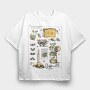 Cottagecore Lifestyle Elements Collection, Tricou Oversize Barbati (Unisex)