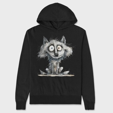 Raccoon Eyes Bright, Hanorac Oversize Barbati (Unisex)