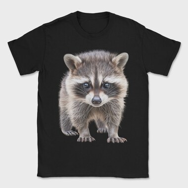 Raccoon Face Front, Tricou Barbati (Unisex)