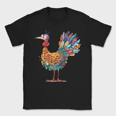 Quirky Chicken Feathers, Tricou Barbati (Unisex)