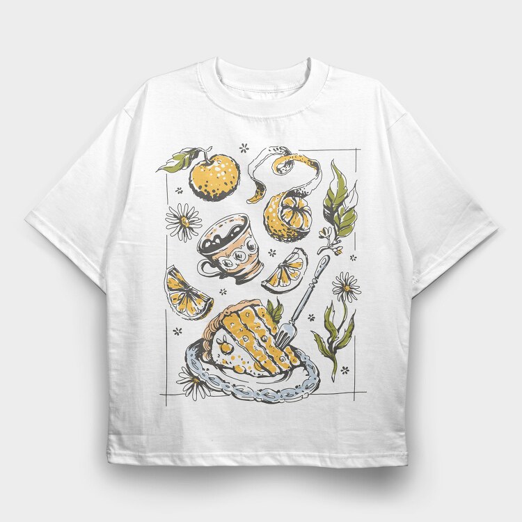 Cottagecore Lifestyle Food Collection, Tricou Oversize Barbati (Unisex)