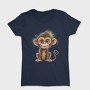 Quirky Monkey Face, Tricou Femei
