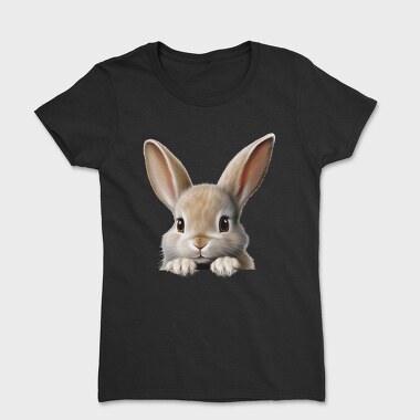 Rabbit Face Peeking, Tricou Femei