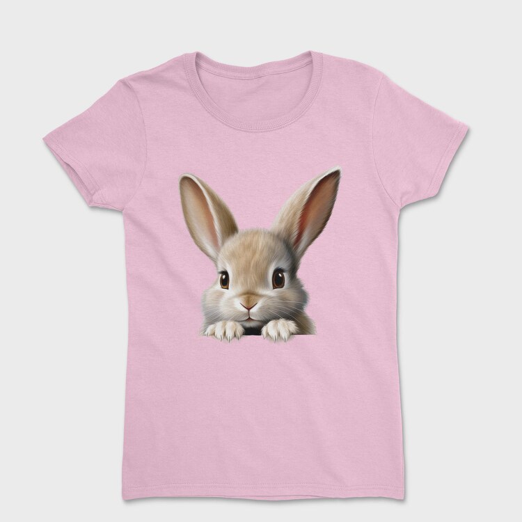 Rabbit Face Peeking, Tricou Femei