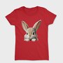 Rabbit Face Peeking, Tricou Femei