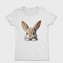 Rabbit Face Peeking, Tricou Femei