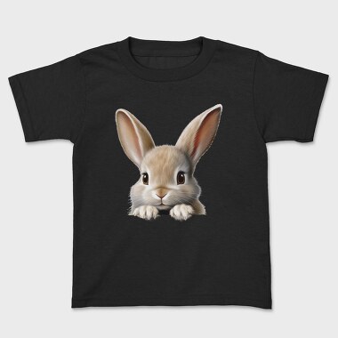 Rabbit Face Peeking, Tricou Copii