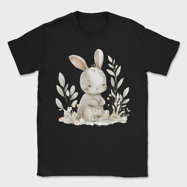Rabbit Flower Nest, Tricou Barbati (Unisex)