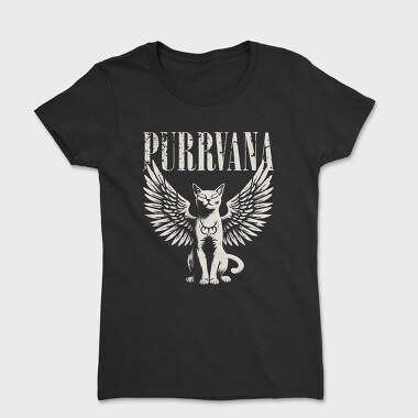 Purrvana Cat Wings, Tricou Femei